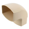 Coude OVATION® en TECHTAN®, Mâle-femelle à 87°30, pour tube ovoïde 105x76, LG38