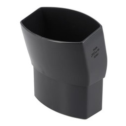 Coude OVATION® en TECHTAN®, 15°, Mâle-femelle, descente de gouttière 90x56