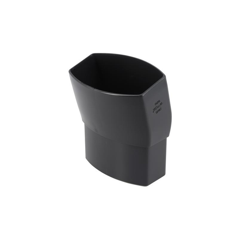 Coude OVATION® en TECHTAN®, 15°, Mâle-femelle, descente de gouttière 90x56
