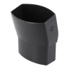 Coude OVATION® en TECHTAN®, 15°, Mâle-femelle, descente de gouttière 90x56