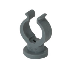 Collier lyre sans insert gris