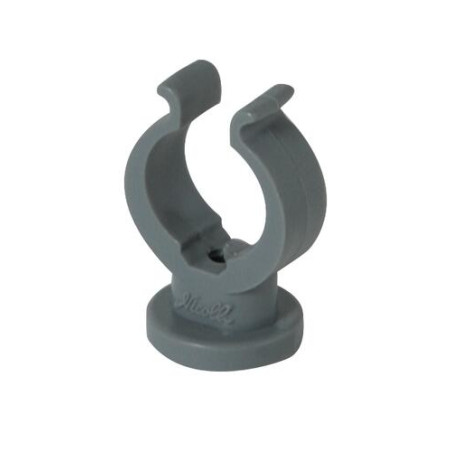 Collier lyre sans insert gris