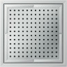 Douche de tête à encastrer 1 voie 220x220 mm chromé