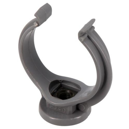 Collier lyre insert p.6/100 gris