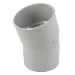 Coude classique TECHTAN®, 20°, Mâle-femelle, descente de gouttière Ø 80
