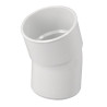 Coude classique TECHTAN®, 20°, Mâle-femelle, descente de gouttière Ø 80