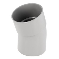 Coude en TECHTAN®, Mâle-femelle à 20°, pour tube de descente Ø 100