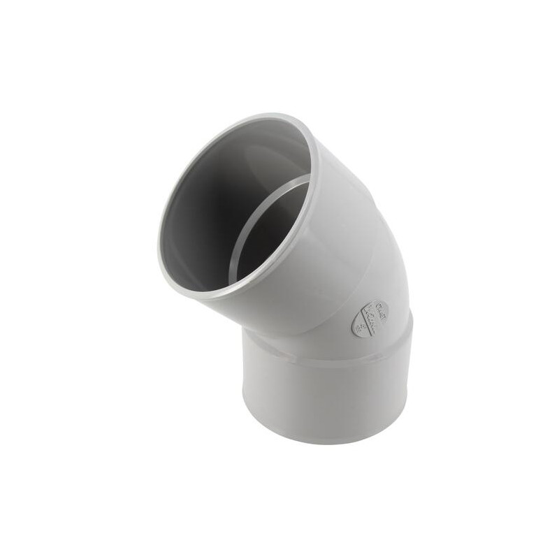 Coude en TECHTAN®, Femelle-femelle à 45°, pour tube de descente Ø 100