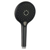Douchette 3 jets PVD noir mat