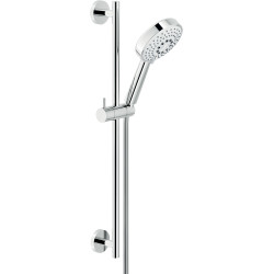Barre de douche 550 mm avec douchette 3 jets