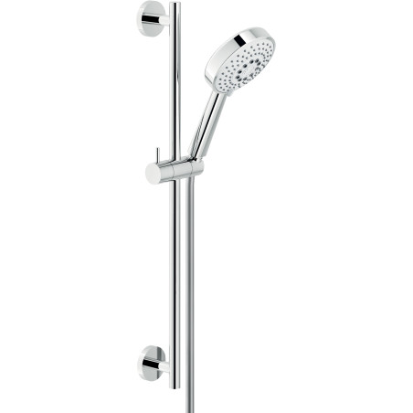 Barre de douche 550 mm avec douchette 3 jets