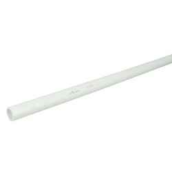 Tube lisse de wc blanc