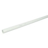 Tube lisse de wc blanc