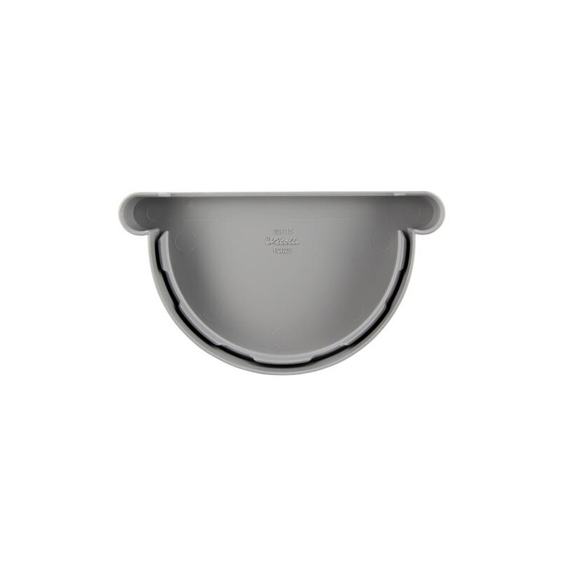 Fond de gouttière en TECHTAN®, pour gouttière demi-ronde à coller LG25