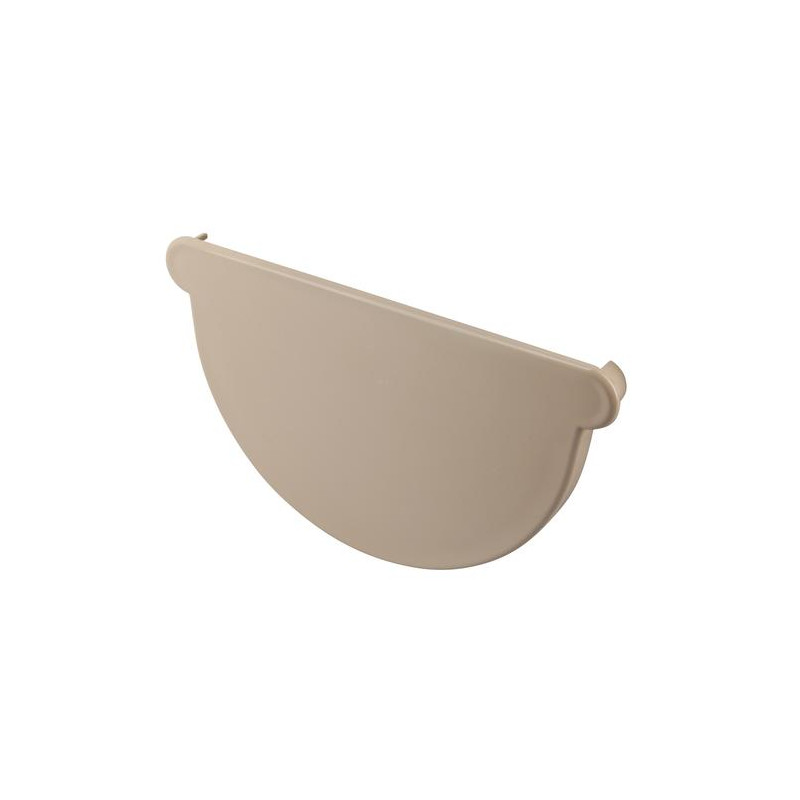 Fond de naissance en TECHTAN®, pour gouttière demi-ronde à coller LG25
