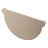 Fond de naissance en TECHTAN®, pour gouttière demi-ronde à coller LG25