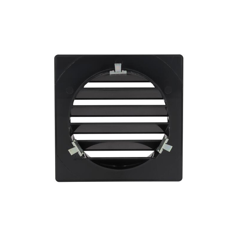 Grille d'aération ronde spéciale façade, pour tube PVC