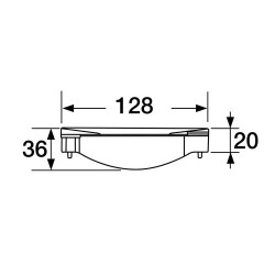 Grille pour caniveaux CONNECTO®, classe B125, largeur intérieure 100