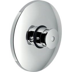 Robinet temporisé douche encastré chromé