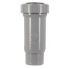 Manchon de dilatation simple, mâle-femelle, gris, en PVC