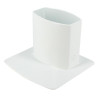 Pied de chute OVATION® en TECHTAN®, pour tube ovoïde 90x56