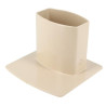 Pied de chute OVATION® en TECHTAN®, pour tube ovoïde 90x56