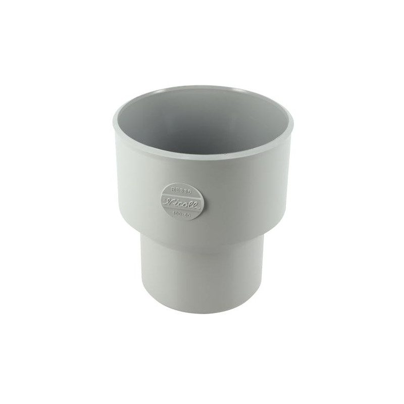 Réduction concentrique TECHTAN®, Ø 80/100, tube de descente Ø 80/100