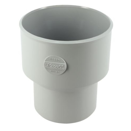 Réduction concentrique TECHTAN®, Ø 80/100, tube de descente Ø 80/100