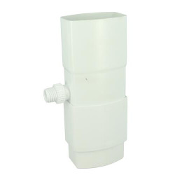 Récupérateur pluvial OVATION® en TECHTAN®, descente de gouttière 105x76