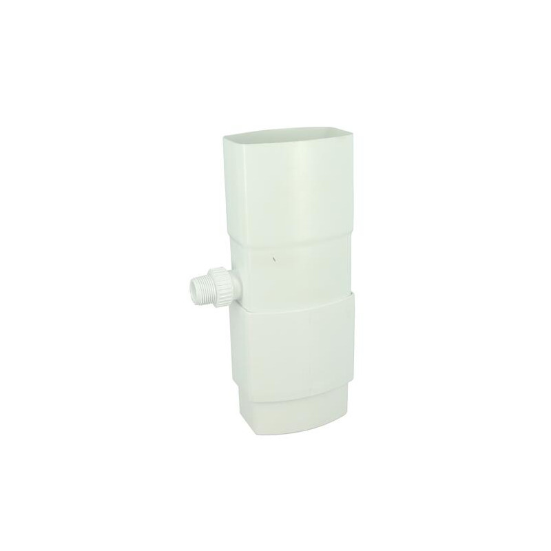 Récupérateur pluvial OVATION® en TECHTAN®, descente de gouttière 105x76