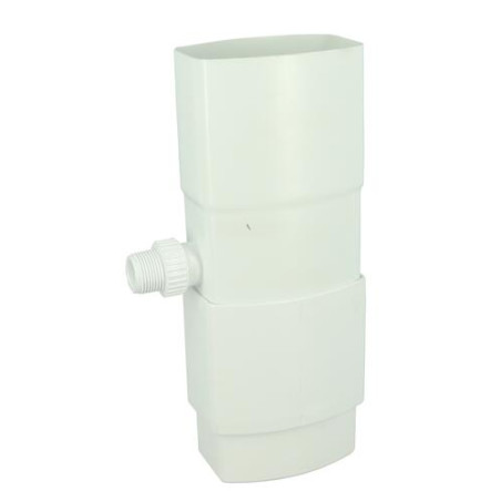 Récupérateur pluvial OVATION® en TECHTAN®, descente de gouttière 105x76