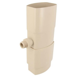 Récupérateur pluvial OVATION® en TECHTAN®, descente de gouttière 105x76