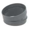 Secteur de coude, 15°, mâle-femelle, PVC à coller