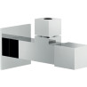 Robinet filtre carré sous lavabo chromé