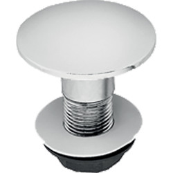Cache trou pour bidet chromé