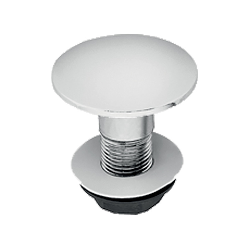 Cache trou pour bidet chromé