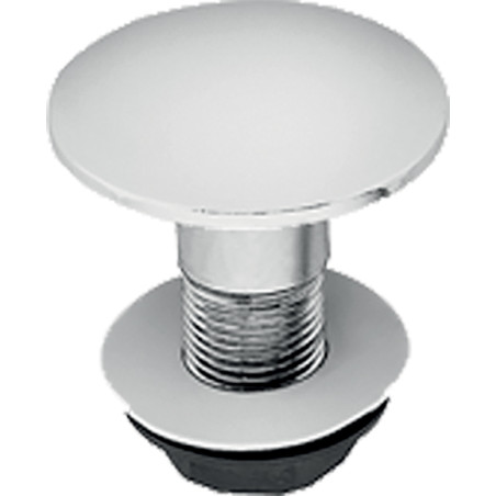 Cache trou pour bidet chromé