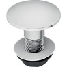 Cache trou pour bidet chromé