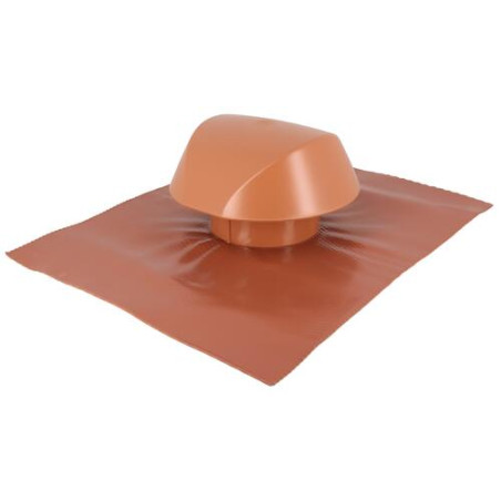 Chapeau de ventilation à coller, 45 x 33 cm, terracotta