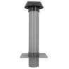 Chapeau ventilation platine toit plat anthracite