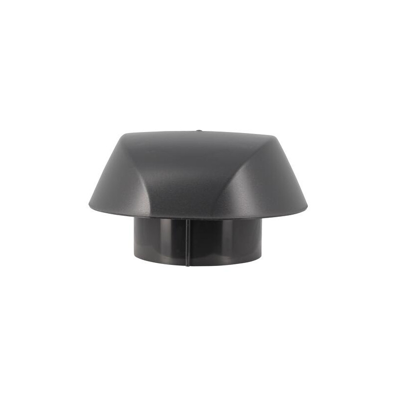 Chapeau ventilation sans moustiquaire anthracite
