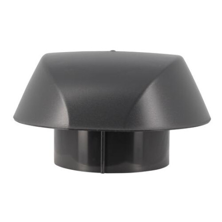 Chapeau ventilation sans moustiquaire anthracite