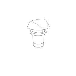 Chapeau de ventilation +adapteur tuile douille, terracota