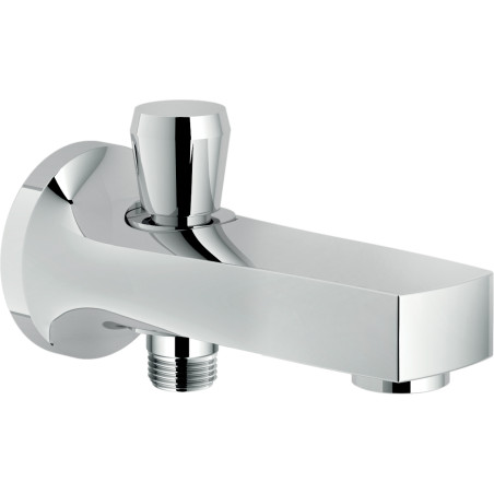 Bec mural avec inverseur 130 mm SOLE chromé