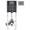 VIRTUO® Mix Bâti-support en 2 parties, autoportant, avec plaque DUO mat