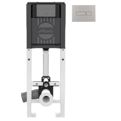 VIRTUO® Mix Bâti-support en 2 parties, autoportant, avec plaque REC mat