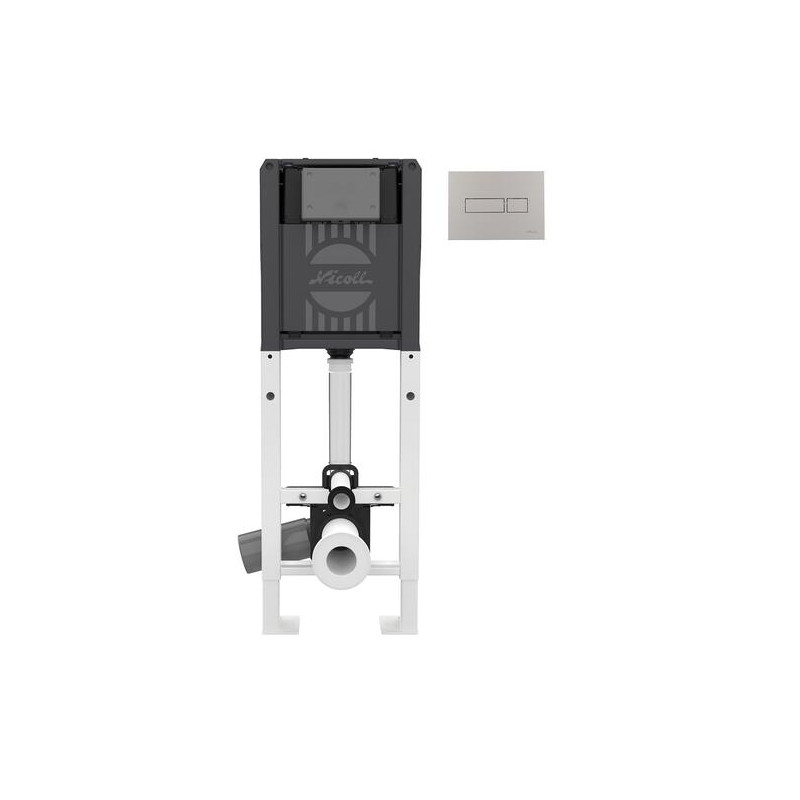 VIRTUO® Mix Bâti-support en 2 parties, autoportant, avec plaque REC mat
