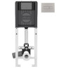VIRTUO® Mix Bâti-support en 2 parties, autoportant, avec plaque REC mat