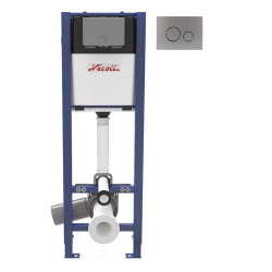 VIRTUO® Fit Bâti-support, mural, avec plaque DUO mat