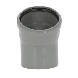 Coude 30° CR4 / CR8 Ø110 Mâle/Femelle Joint Standard Gris